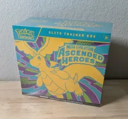 Pokemon TCG Ascended Heroes Elite Trainer Box ETB Sealed - Image 1