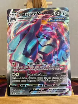 Metagross Vmax 113/198 Schaurige Herrschaft Deutsch NM Pokemon - Image 1