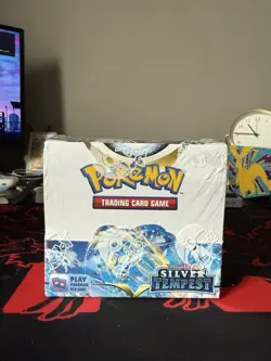 Pokemon Sword & Shield: Silver Tempest Booster Box - Factory-Sealed Booster Box - Image 1
