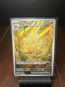 Pokemon Company Ninetales 199/197 SV03 Obsidian Flames IR Holo EN 2023 - Image 1