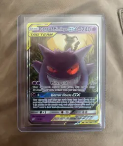 Gengar & Mimikyu GX 53/181 SM-Team Up Ultra Rare Holo TAG TEAM English NM - Image 1