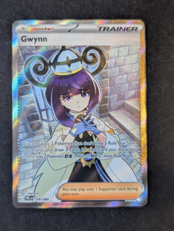Gwynn Full Art Ultra Rare 109/084 Pitch Black ME05 Mega Evolution Pokemon NM U5 - Image 1