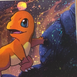 Pokemon TCG Promo SVP 047 Holographic Cosmos Charmander w Swirl Near Mint - Image 2