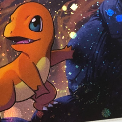 Pokemon TCG Promo SVP 047 Holographic Cosmos Charmander w Swirl NM - Image 2