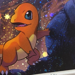 Pokemon TCG Promo SVP 047 Holographic Cosmos Charmander w Swirl NM - Image 2