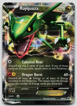 Rayquaza EX -BW47 BW47 Black And White Promo Holo Pokemon MP - Image 1