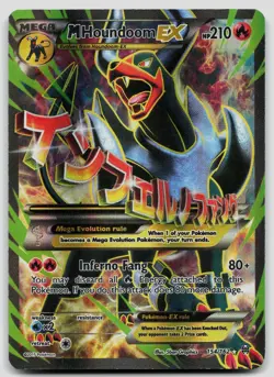 M Houndoom EX 154/162 BREAKthrough Holo Pokemon HP - Image 1