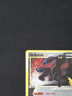 UMBREON GOLD STAR 17/17 POKEMON CELEBRATIONS 25TH ANNIVERSARY - Image 5