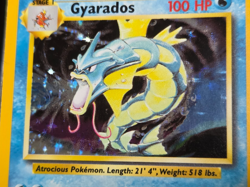 Pokemon Gyarados Holo Rare 6/102 Base Set WOTC 1999 Unlimited NM - Image 2