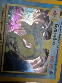Pokemon Gyarados Holo Rare 6/102 Base Set WOTC 1999 Unlimited NM - Image 5