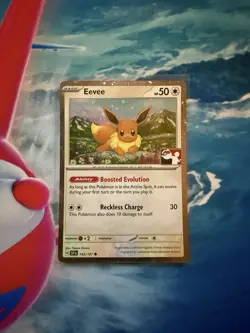 Eevee Cosmo Holo Play Stamp 143/191 - Prize Pack Seven Pokemon TCG - Image 1