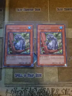 YUGIOH 2X TREE OTTER RGBT-EN095 RARE UNLIMITED ED NM - Image 1