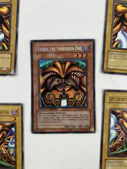 Yugioh Complete Dark Beginning 5 Card Exodia The Forbidden One Set MC1/DC1 - Image 2