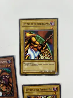 Yugioh Complete Dark Beginning 5 Card Exodia The Forbidden One Set MC1/DC1 - Image 4