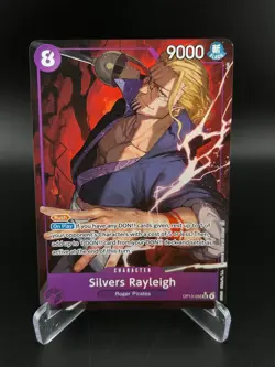 Silvers Rayleigh (Alternate Art) OP13-066 Carrying On His Will One Piece Foil NM - Image 1