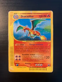 Carte Pokemon : Dracaufeu 6/165 Holo Expedition Wizards Francaise - Image 1