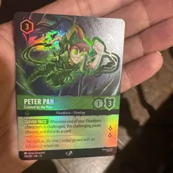 Disney Lorcana TCG Peter Pan - Created by the Vine 216/207 Epic Foil Attack Of T - Image 2