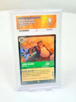 2023 DISNEY LORCANA EN 1-THE FIRST CHAPTER #82 JOHN SILVER ALIEN PIRATE ACE 9 - Image 1
