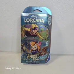 Lorcana Series 6 Azurite Sea Starter Deck Emerald Sapphire New Sealed - Image 1