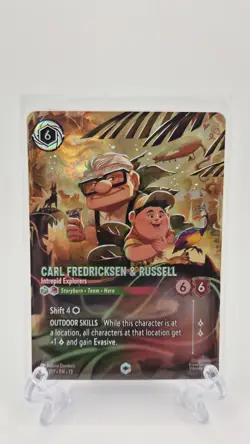 Enchanted Foil CARL FREDRICKSEN & RUSSELL 1x Disney Lorcana Attack of the Vine - Image 1
