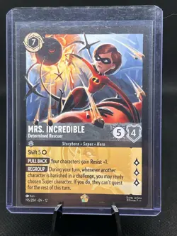 Disney Lorcana - Mrs. Incredible Determined Rescuer 195/204 - Legendary - Wilds - Image 1