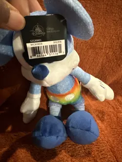 Disney Rainbow Collection 9" Mickey Mouse Plush Pride NEW with Tags - Image 3