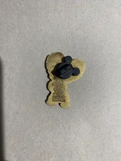 Disney Pin Lilo & Stitch Wearing Mickey Mouse Ears Gold Hat Collectible - Image 2