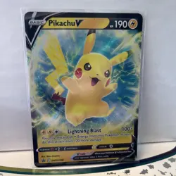Pikachu V SWSH198 Promo SWSH: Sword & Shield Promo Cards - Image 1