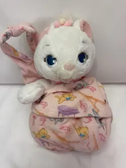 Disney Parks – Disney Babies Baby Marie Plush with Pouch Blanket - Image 1