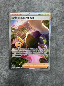 Janine's Secret Art 173/131 Pokemon TCG Sv: Prismatic Evolutions Full Art MINT - Image 1