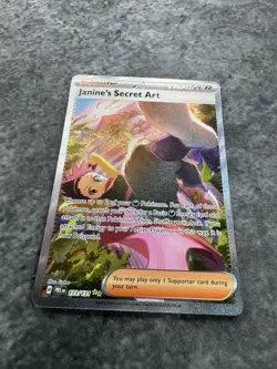 Janine's Secret Art 173/131 Pokemon TCG Sv: Prismatic Evolutions Full Art MINT - Image 2