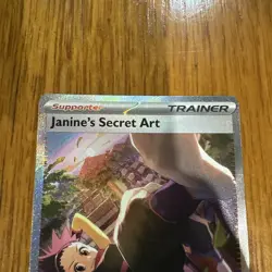 Pokemon TCG Janine's Secret Art 173/131 Prismatic Evolutions Full Art Holo Rare - Image 3
