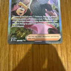 Pokemon TCG Janine's Secret Art 173/131 Prismatic Evolutions Full Art Holo Rare - Image 4