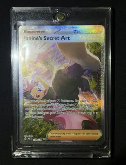 Pokemon TCG Janine's Secret Art 173/131 Prismatic Evolutions Full Art Holo Rare - Image 1