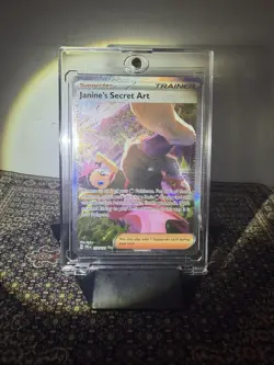 Pokemon TCG Janine's Secret Art 173/131 Prismatic Evolutions Full Art Holo Rare - Image 2