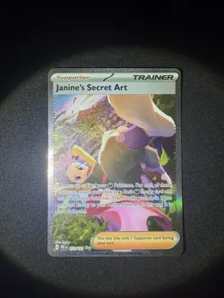 Pokemon TCG Janine's Secret Art 173/131 Prismatic Evolutions Full Art Holo Rare - Image 4
