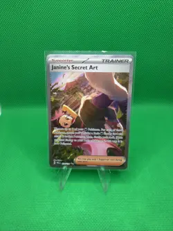 Pokemon TCG S&V Prismatic Evolutions Janine's Secret Art Card Sir 173/131 - Image 1