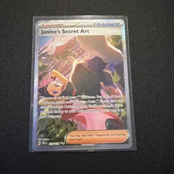 Pokemon TCG S&V Prismatic Evolutions Janine's Secret Art Card Sir 173/131 - Image 1