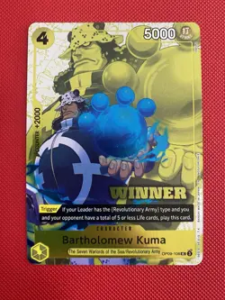 Bartholomew Kuma (Winner Pack 2025 Vol. 4 One Piece Promotion Cards OP09-108 - Image 1