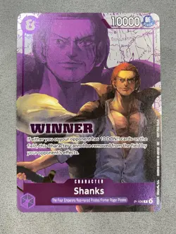 Shanks (Winner Pack 2026 Vol. 2) P-104 One Piece TCG Promo Card Foil - Image 1