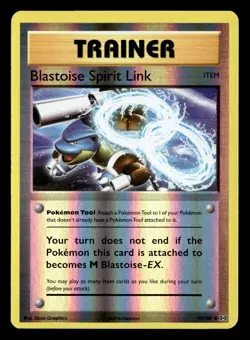 Blastoise Spirit Link 73/108 Reverse Holo Uncommon Evolutions Pokemon Card - Image 2