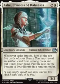 Ashe, Princess of Dalmasca Final Fantasy (FIN) 7 MTG Foil NM - Image 1