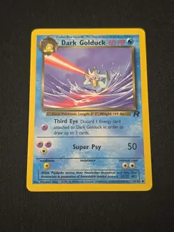 Dark Golduck 37/82 Team Rocket Regular WOTC Vintage Pokemon TCG LP - Image 1