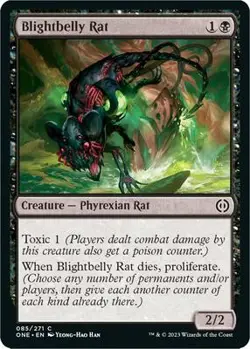 Blightbelly Rat Near Mint Reg Common 85 - Image 1