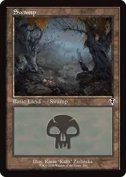 Swamp (293) (Retro Frame) Near Mint 293 Innistrad Remastered Foil - Image 1