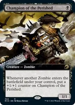 Champion of the Perished (Extended Art) 344 Innistrad: Midnight Hunt REG - Image 1