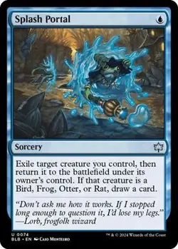 Splash Portal Near Mint 74 Bloomburrow Reg - Image 1