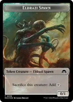 Eldrazi Spawn Token Near Mint 2 MH 3 REG - Image 1