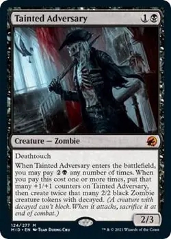 Tainted Adversary Near Mint 124 Innistrad: Midnight Hunt REG - Image 1