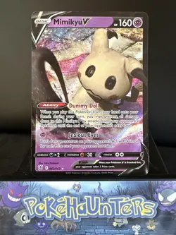 Pokemon Card Mimikyu V 062/163 Battle Styles Half Art Ultra Rare Near Mint - Image 1